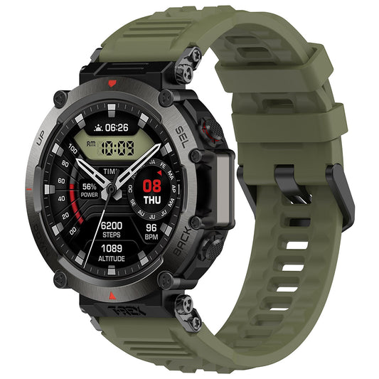 Techsuit W067-armband för Amazfit T-Rex Ultra, Grön