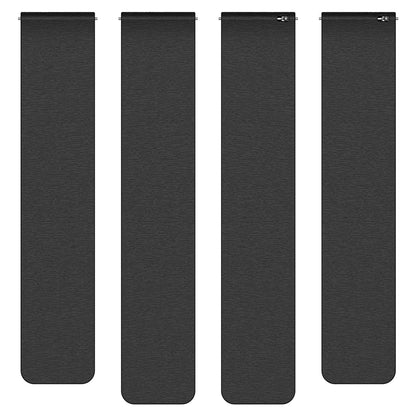 Techsuit W074 rem för Huawei Watch / Garmin Watch Series, 18mm, Svart Orange