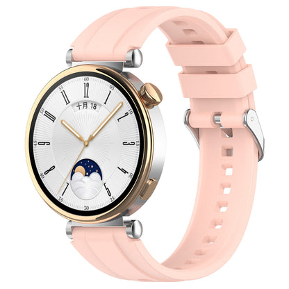 Techsuit W075 rem för Huawei Watch / Garmin Watch Series, 18mm, Rosa