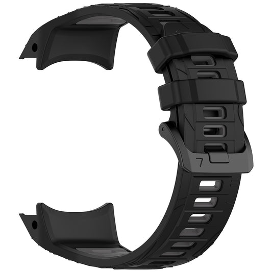 Techsuit W077 Strap for Garmin Instinct 3 45mm Solar / Instinct 3 45mm, Black Grey