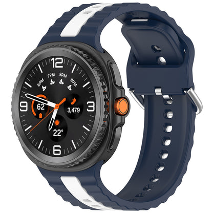 Techsuit W078 rem för Samsung Galaxy Watch 8 Classic / Watch8 44mm / Watch 8 40mm, Marinblå