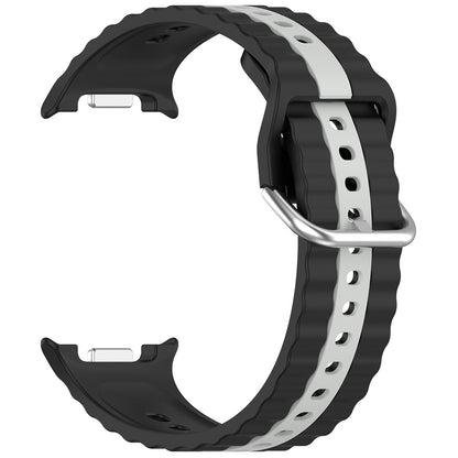 Techsuit W078 rem för Samsung Galaxy Watch 8 Classic / Watch8 44mm / Watch 8 40mm, Svart