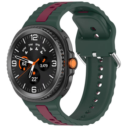 Techsuit W078 rem för Samsung Galaxy Watch 8 Classic / Watch8 44mm / Watch 8 40mm, Mörkgrön