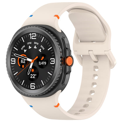 Techsuit W079 rem för Samsung Galaxy Watch 8 Classic / Watch8 44mm / Watch 8 40mm, Beige