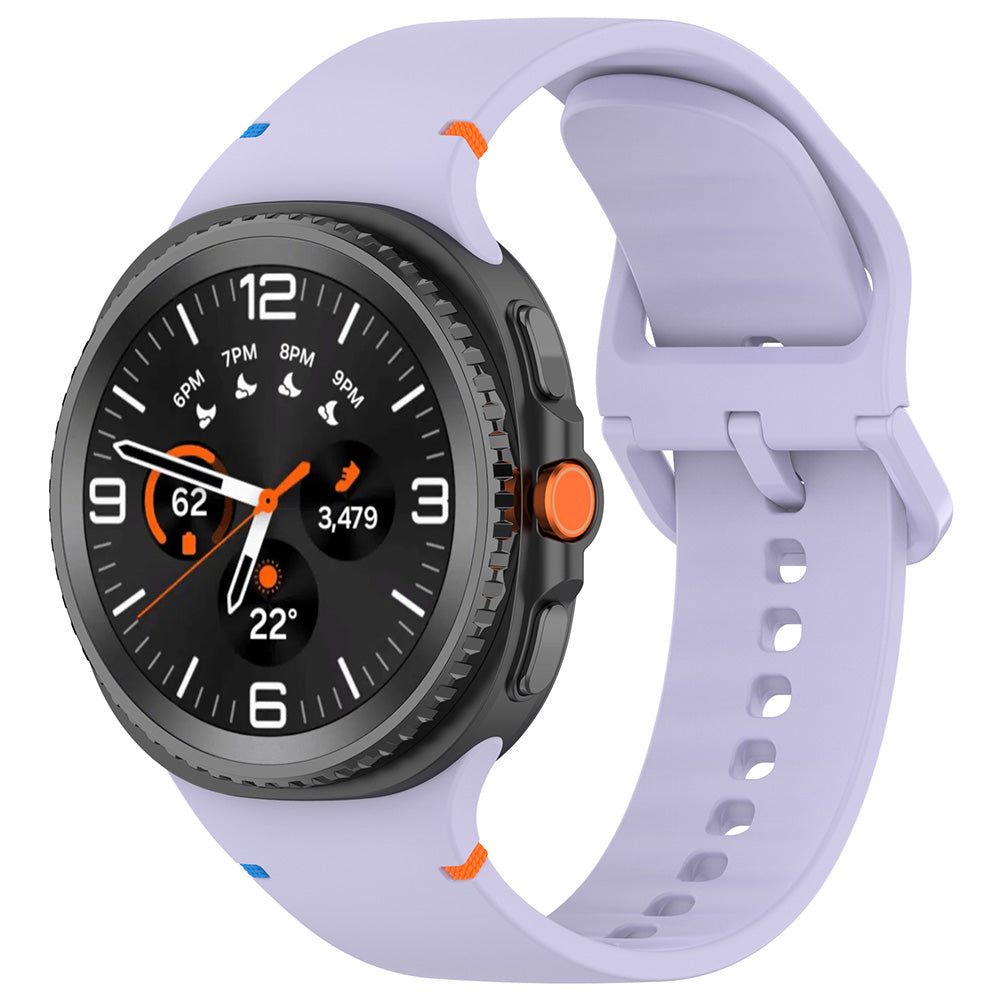 Techsuit W079 rem för Samsung Galaxy Watch 8 Classic / Watch8 44mm / Watch 8 40mm, Lila