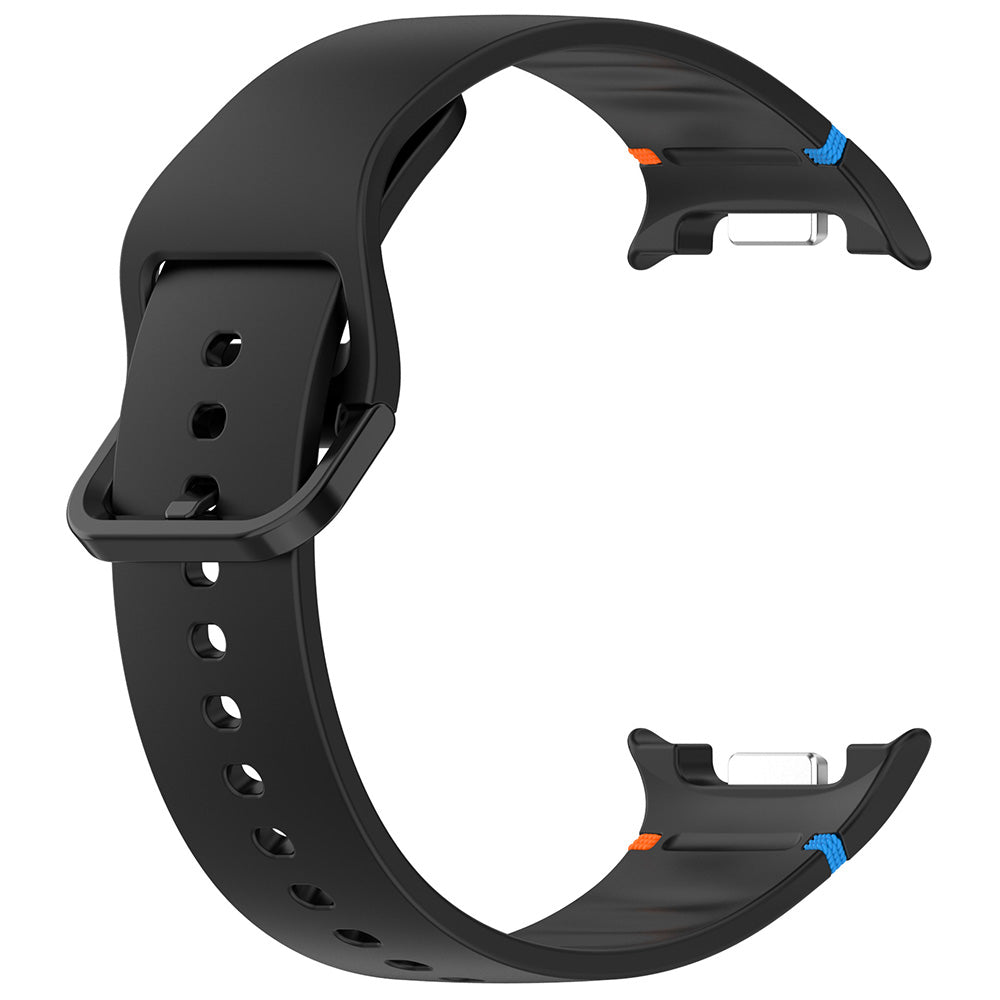 Techsuit W079 rem för Samsung Galaxy Watch 8 Classic / Watch8 44mm / Watch 8 40mm, Svart