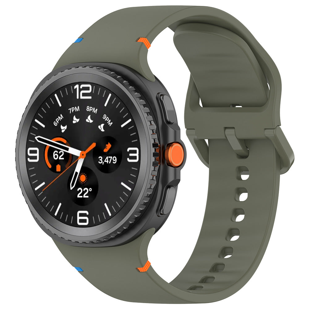 Techsuit W079 rem för Samsung Galaxy Watch 8 Classic / Watch8 44mm / Watch 8 40mm, Grön