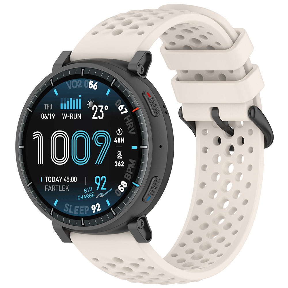 Techsuit W083 rem för Amazfit Watch / Samsung Watch Series, 22mm, Vit