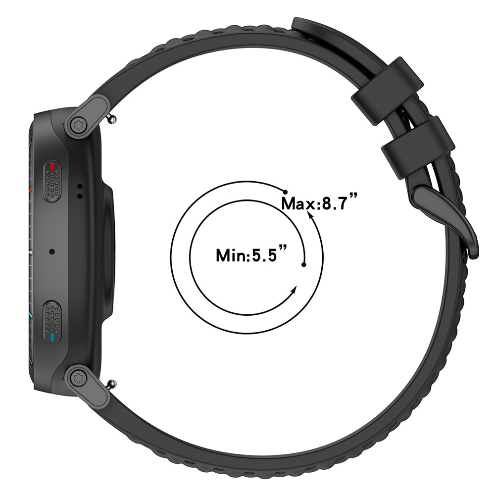 Techsuit W083 rem för Amazfit Watch / Samsung Watch Series, 22mm, Vit