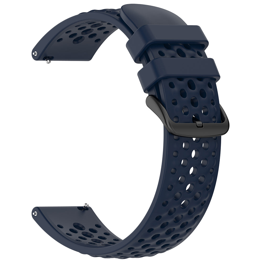 Techsuit W083 rem för Amazfit Watch / Samsung Watch Series, 22mm, Marinblå