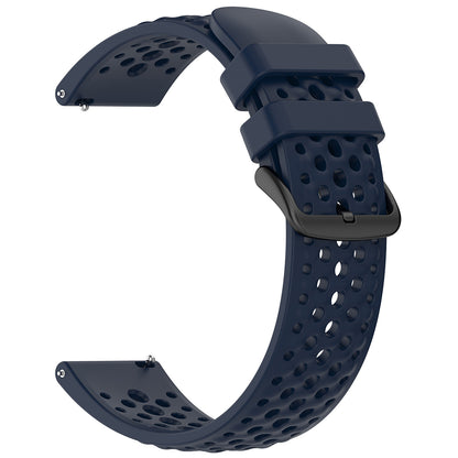 Techsuit W083 rem för Amazfit Watch / Samsung Watch Series, 22mm, Marinblå