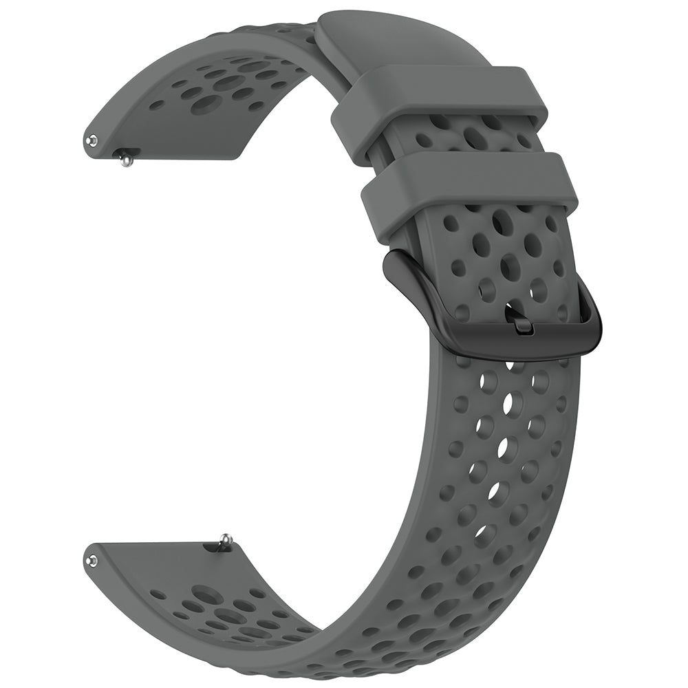 Techsuit W083 rem för Amazfit Watch / Samsung Watch Series, 22mm, Grå