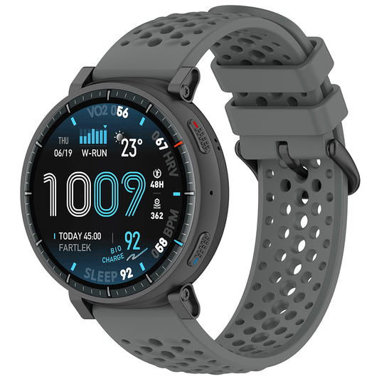 Techsuit W083 rem för Amazfit Watch / Samsung Watch Series, 22mm, Grå
