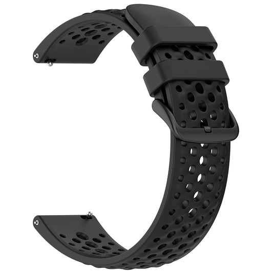 Techsuit W083 Strap for Amazfit Watch / Samsung Watch Series, 22mm, Black