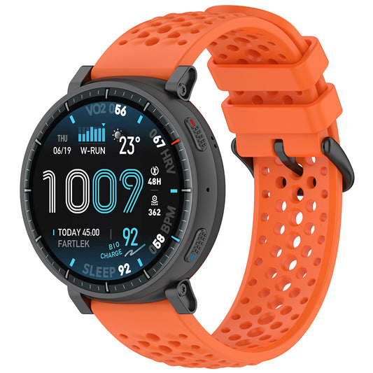 Techsuit W083 rem för Amazfit Watch / Samsung Watch Series, 22mm, Orange