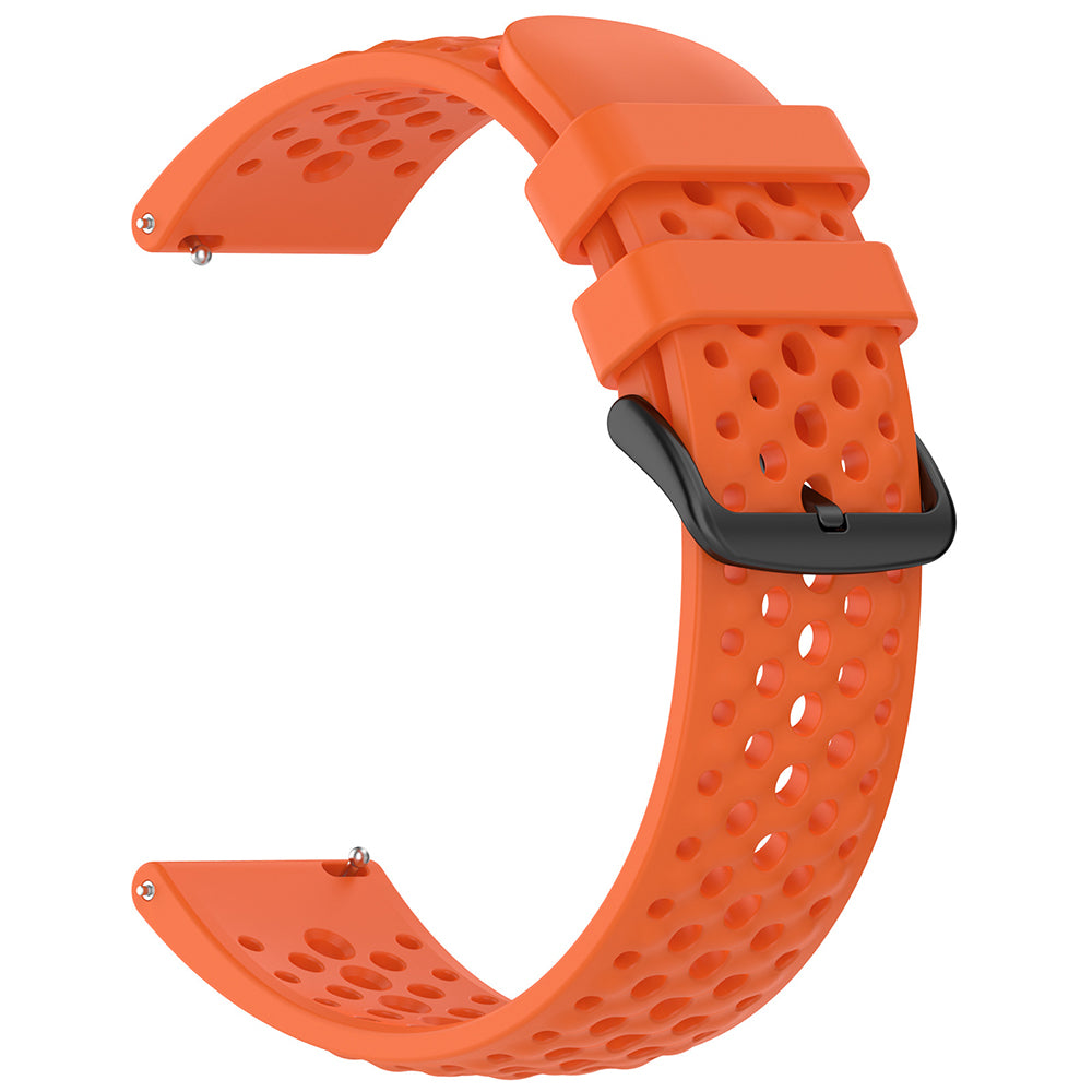 Techsuit W083 rem för Amazfit Watch / Samsung Watch Series, 22mm, Orange