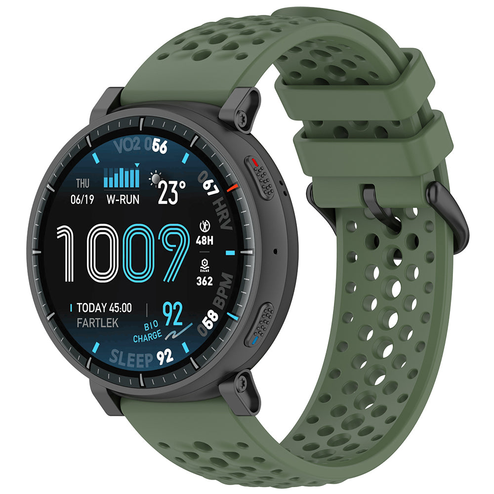 Techsuit W083 rem för Amazfit Watch / Samsung Watch Series, 22mm, Grön