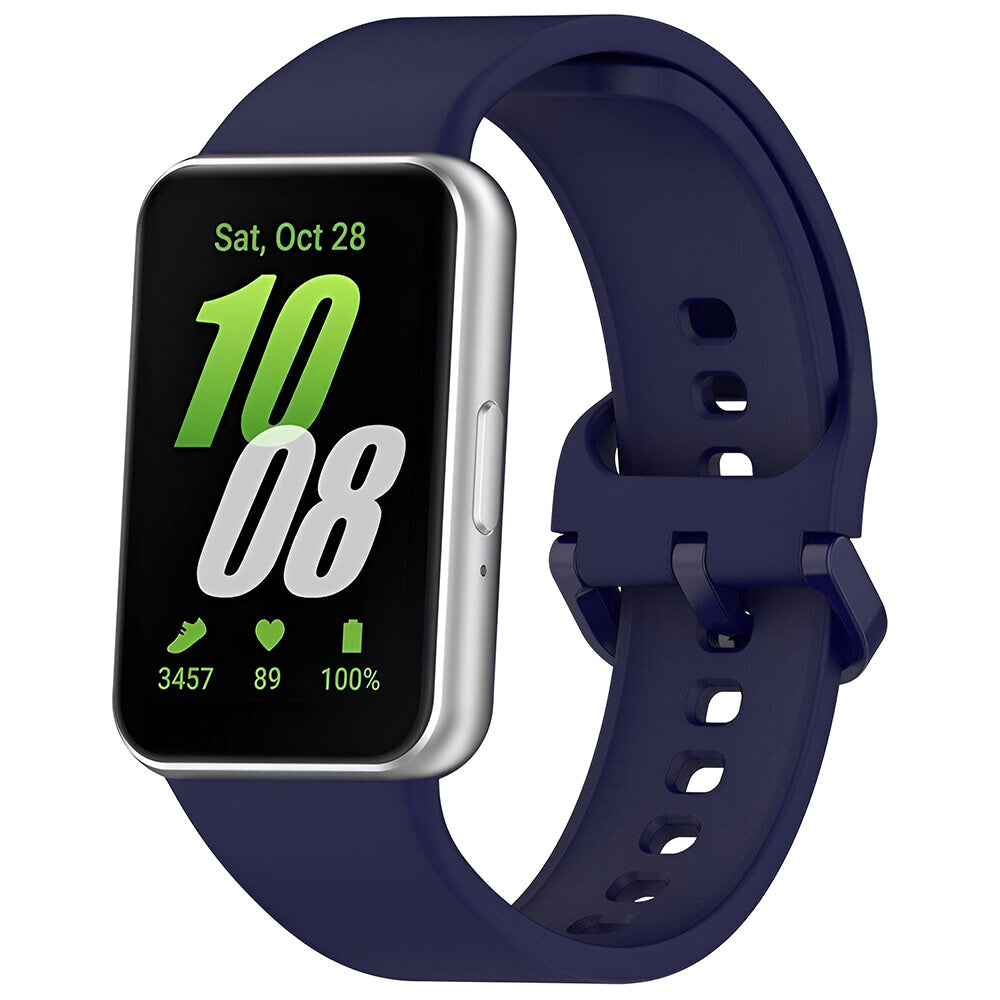Techsuit-armband W086 för Samsung Galaxy Fit3 R39M, Marinblå