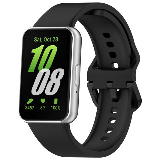 Techsuit W086 rem för Samsung Galaxy Fit3 R39M, svart