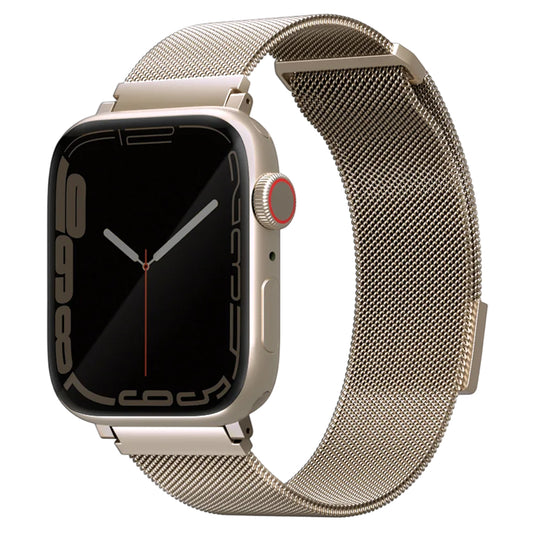 UNIQ Dante-armband för Apple Watch 42mm / 41mm / 40mm / 38-serien, Guld