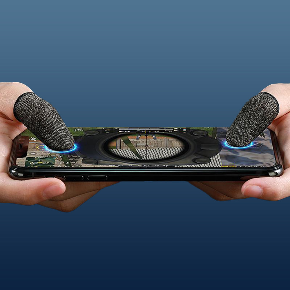 Gaming Finger Sleeves HOCO GM4, Set med 2 stycken, Svarta