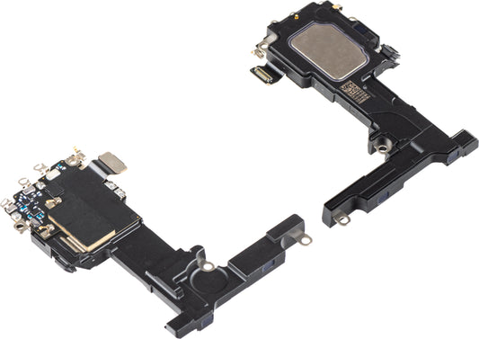 Apple iPhone 16 Plus högtalare, med tejp
