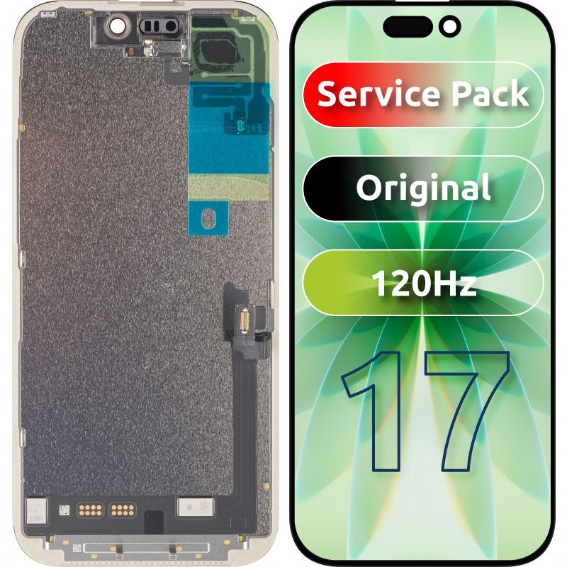 Display med Touchscreen Apple iPhone 17, med Ram, Svart, Service Pack 661-56065