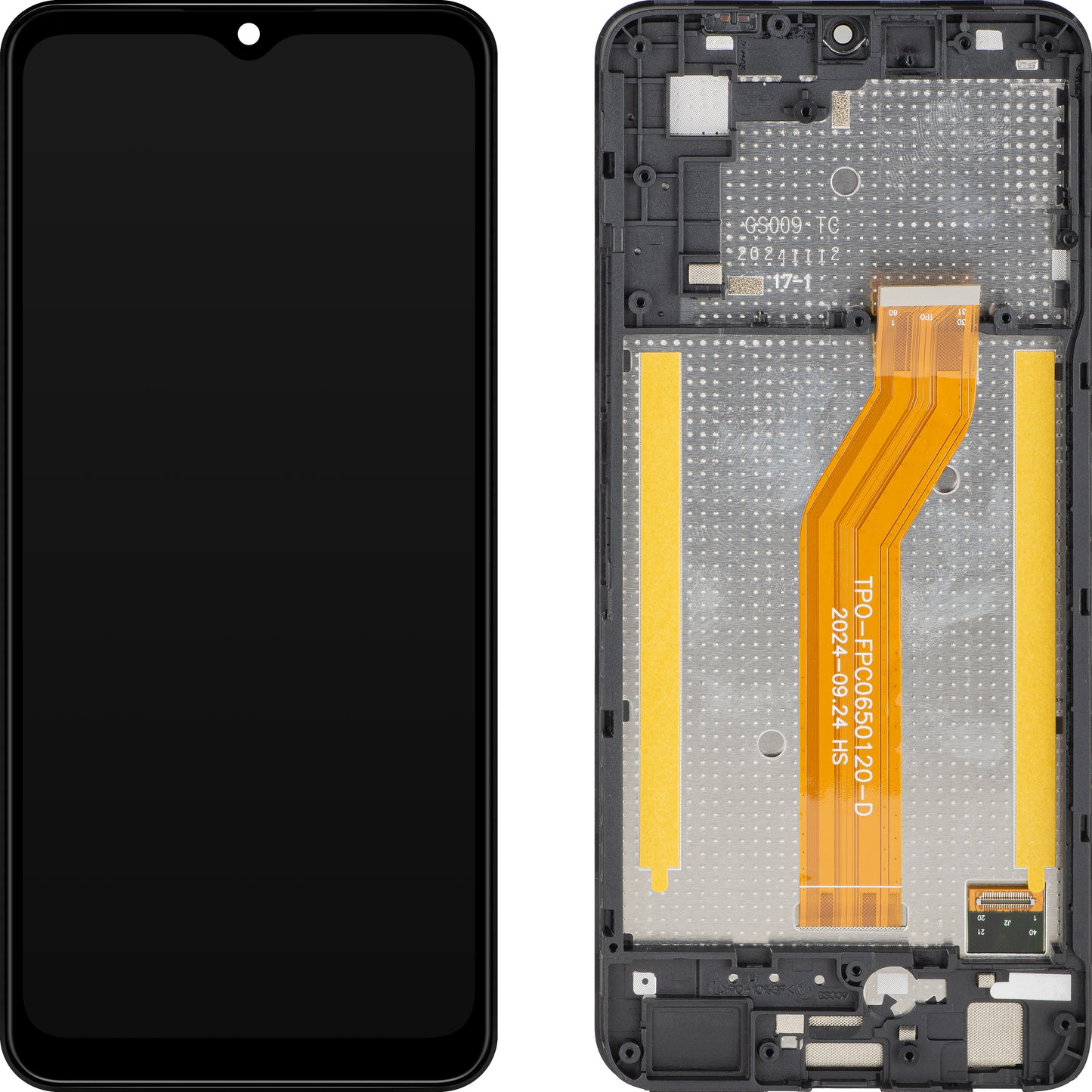 Display med Touchscreen HMD Key, med Ram, Svart, Service Pack HGS009FQA2SK1