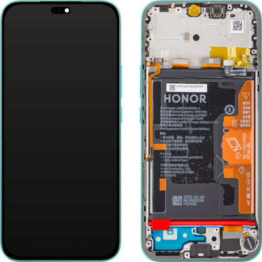 Display med Touchscreen Honor 400 Lite, med Ram och Batteri, Grön (Marrs Green), Service Pack 0235ANTB