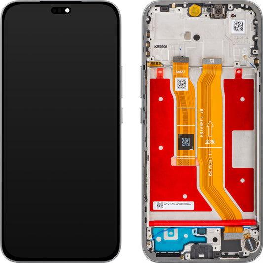 Display med Touchscreen Honor 400 Lite, med Ram, Grå (Velvet Grey), Service Pack 0235ANTG