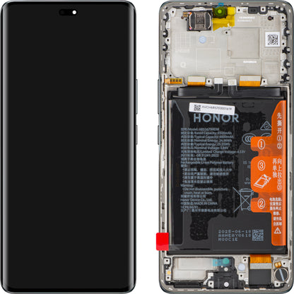 Display med Touchscreen Honor Magic7 Lite, med Ram och Batteri, Svart (Titanium Black), Service Pack 0235AMQP