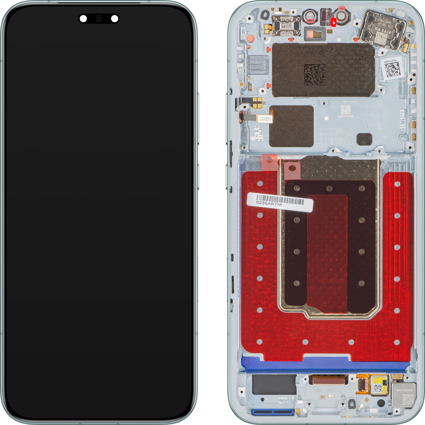 Display med Touchscreen Honor Magic8 Pro, med Ram, Blå (Sky Cyan), Service Pack 0235ARTM