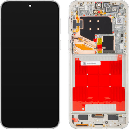 Display med Touchscreen Huawei Pura 80 Pro, med Ram, Vit (Glazed White), Service Pack 02357EFD