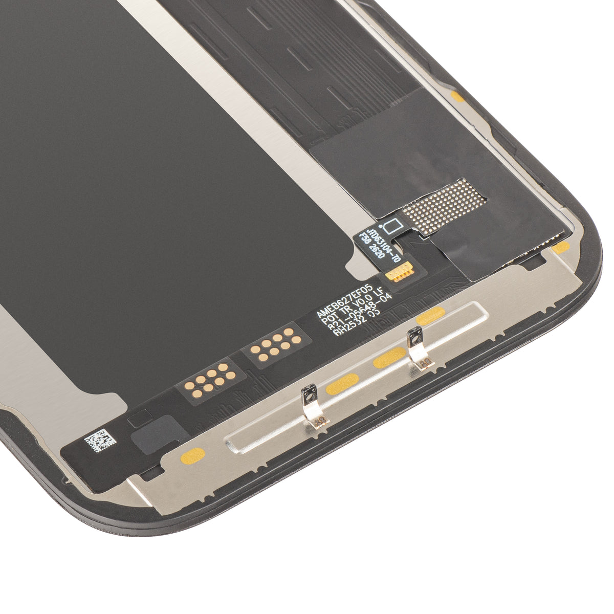 JK Touchscreen-display för Apple iPhone 17 Pro, med ram, LCD In-Cell IC flyttbar version, svart
