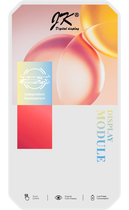 JK Touchscreen Display for Apple iPhone 15 Pro, with Frame, In-Cell LCD Version, Black 