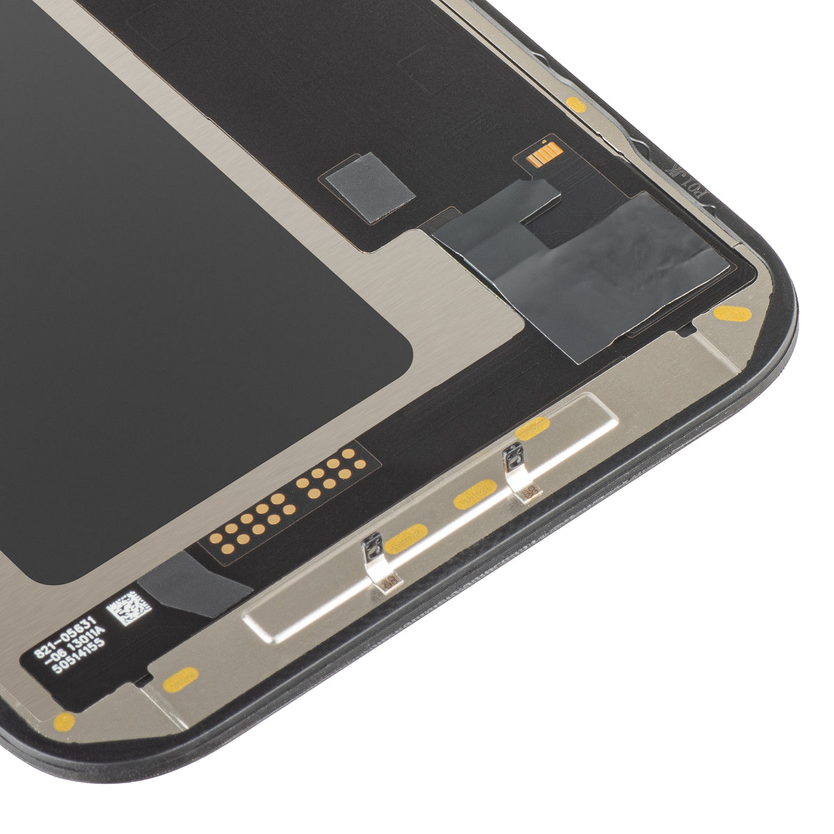 JK Touchscreen-display för Apple iPhone 17 Pro Max, med ram, LCD In-Cell IC flyttbar version, svart