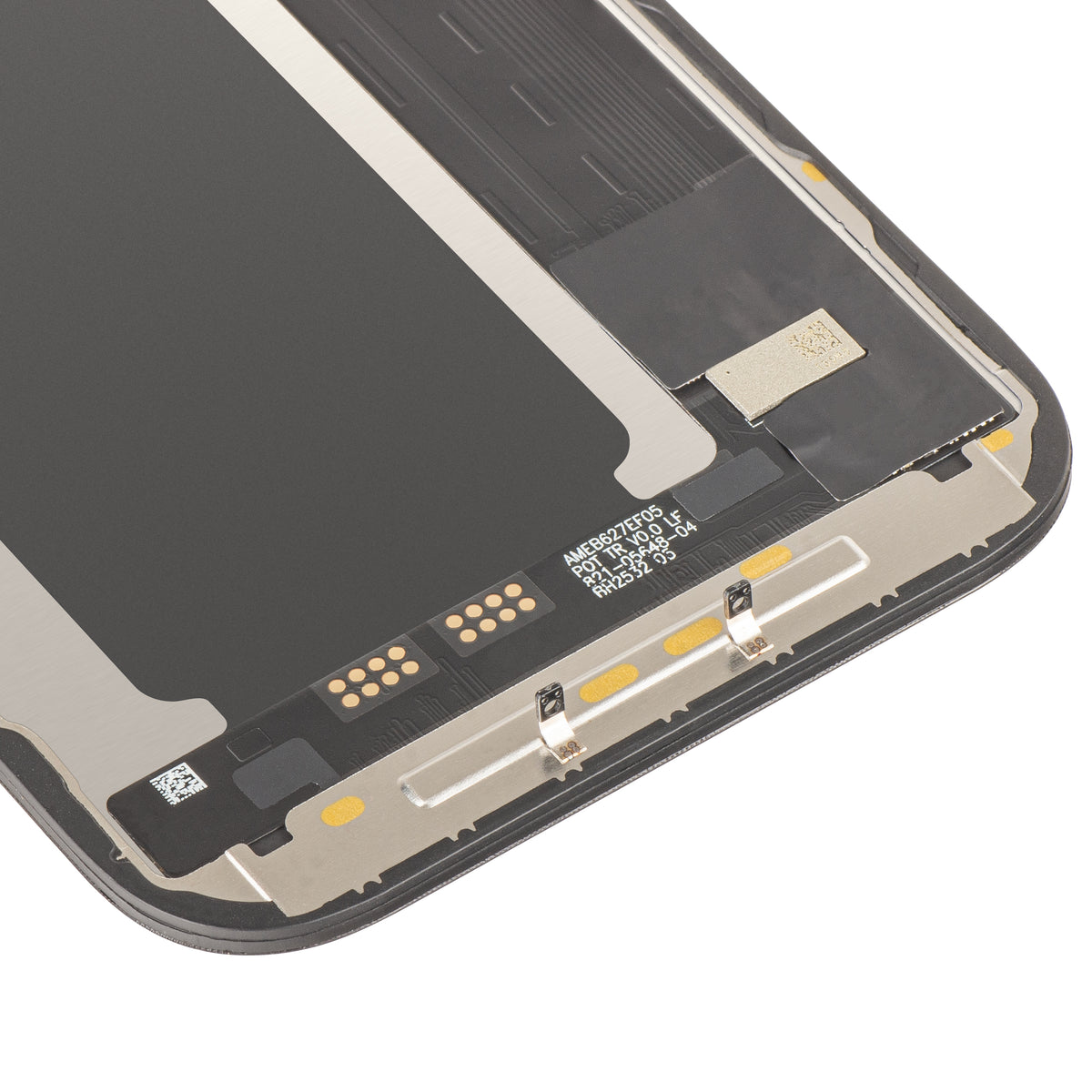 JK Touchscreen-display för Apple iPhone 17 Pro, med ram, LCD In-Cell IC flyttbar version, svart