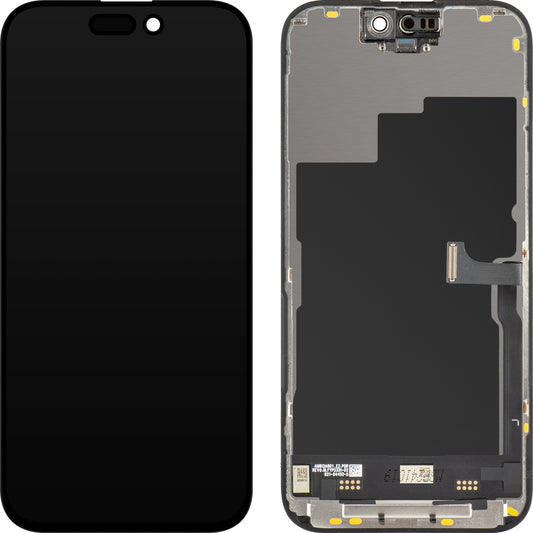 Display med Touchscreen JK för Apple iPhone 15 Pro, med Ram, LCD In-Cell IC Movable-version, Svart