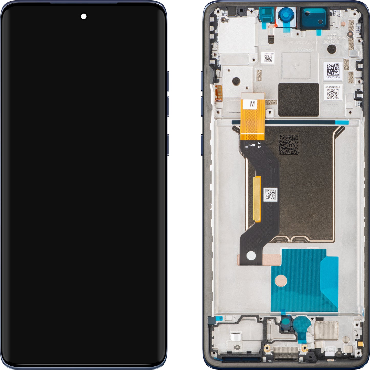 Display med Touchscreen Motorola Edge 60 Fusion, med Ram, Marinblå (Pantone Slipstream), Service Pack 5D68C29878