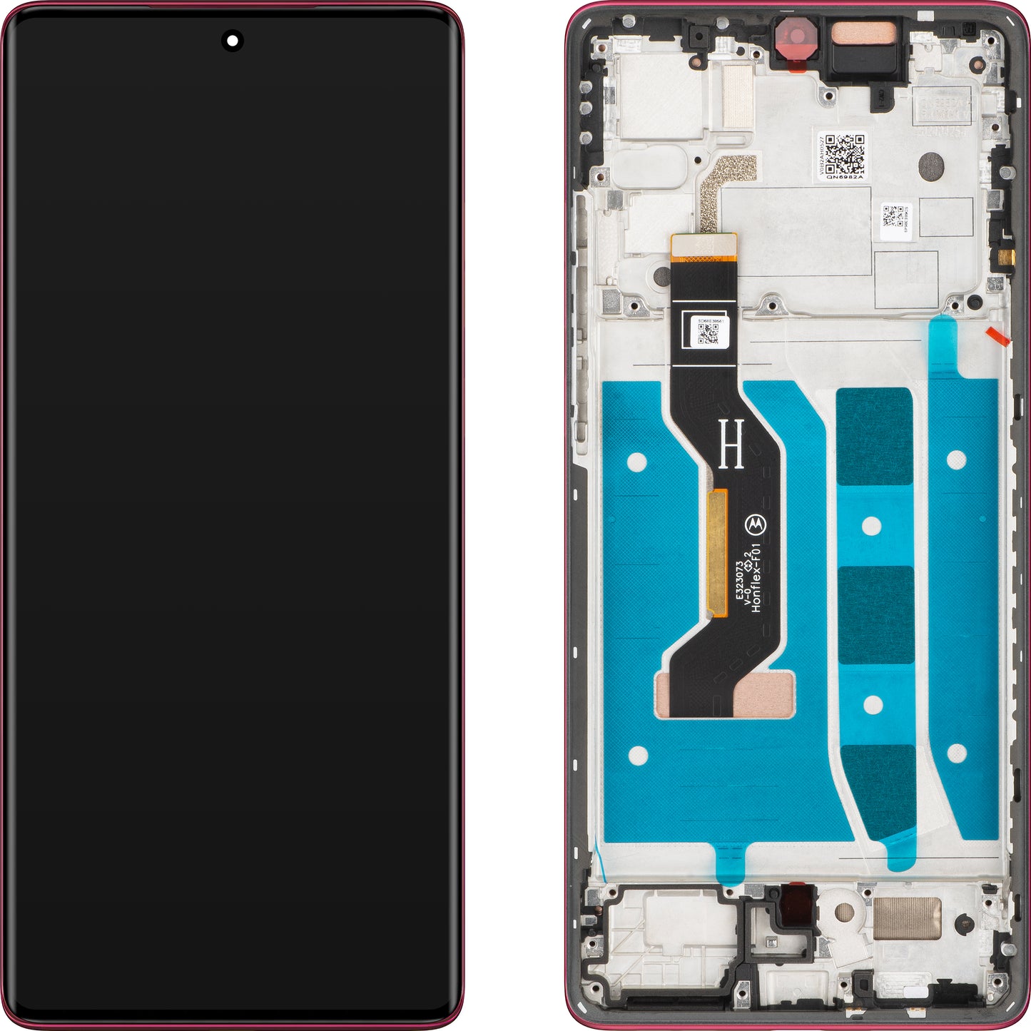 Display med Touchscreen Motorola Moto G85, med Ram, Blå (Relucent Blue), Service Pack 5D68C29595