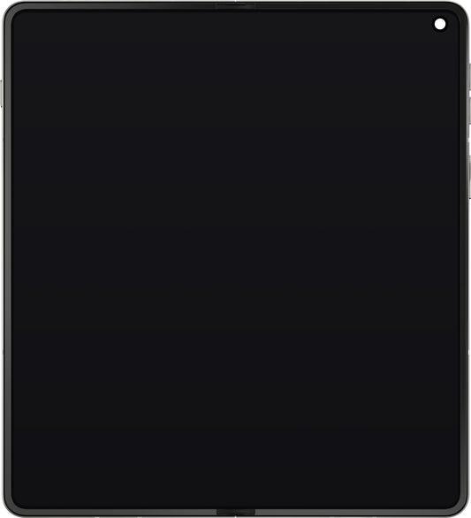 Motorola Razr Fold pekskärmsdisplay med ram, under innerdel, svart (Pantone Blackened Blue) Service Pack 5D68C32444
