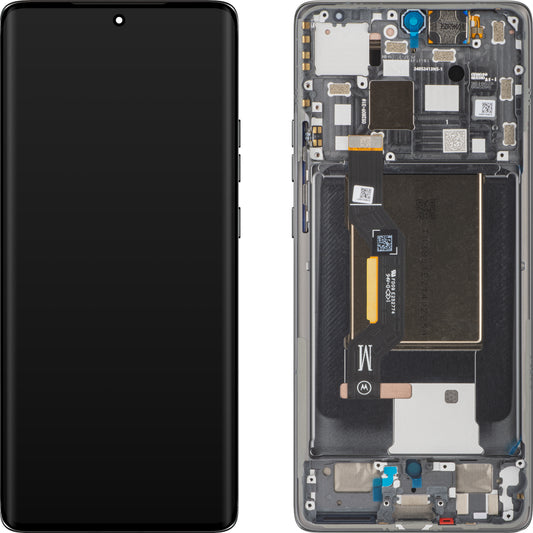 Motorola Edge 50 pekskärm med ram, grå (Koala Gray), omförseglad 5D68C25135