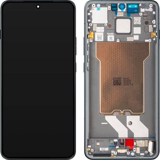 Touchscreen-display Motorola Edge 70 Max, med ram, svart (Pantone Dark Shadow) 5D68C33281