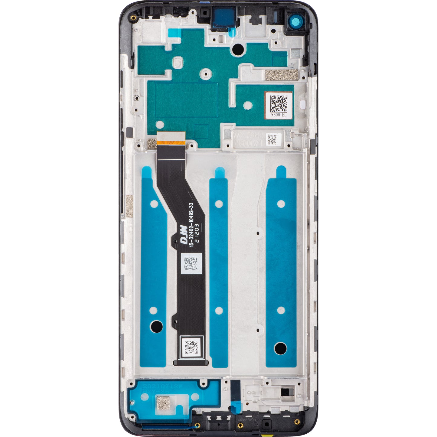 Motorola Moto G9 Plus Pekskärm med pekskärm, med ram, Svart, Service Pack 5D68C17281