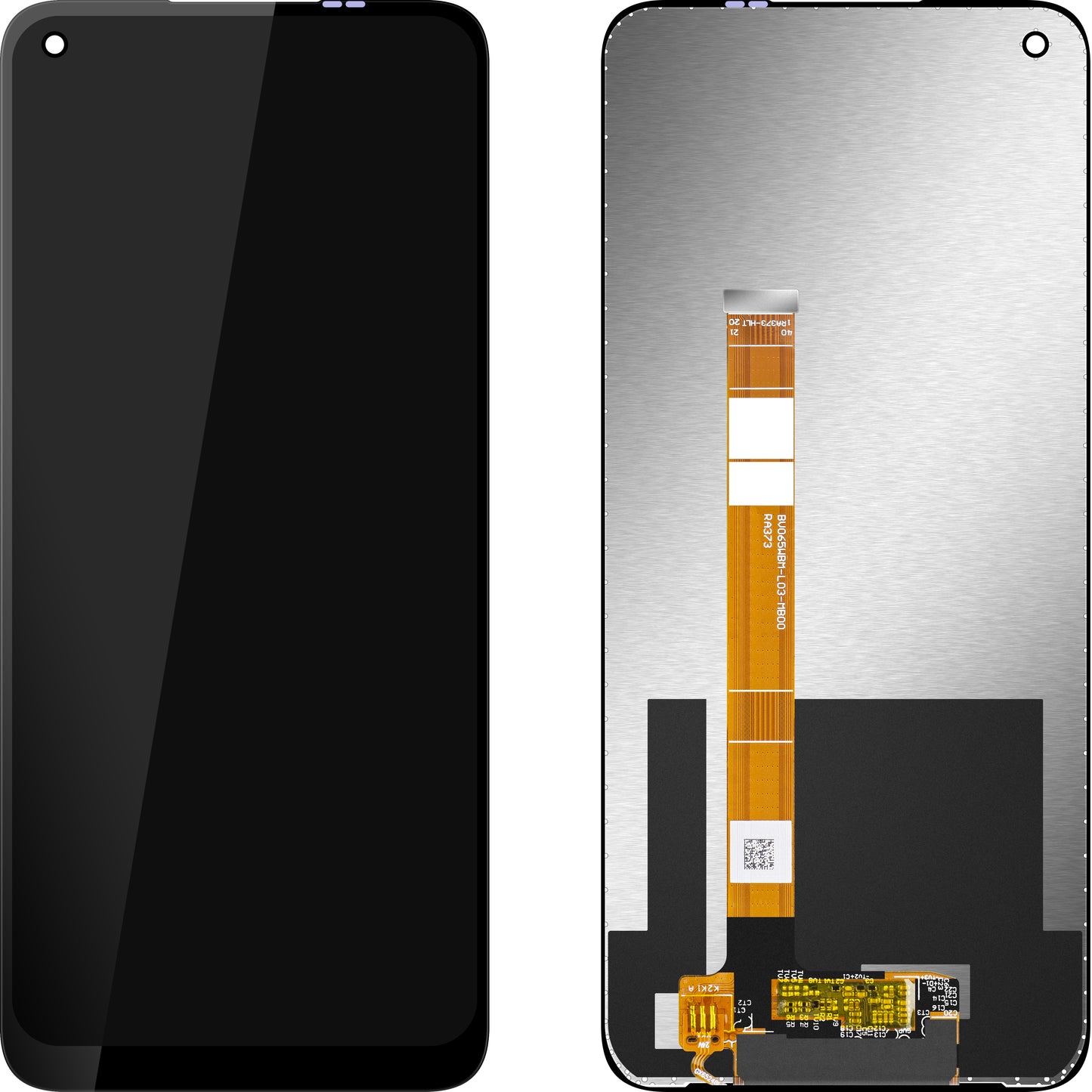 Display med Touchscreen MP kompatibel med Realme 7i / C17