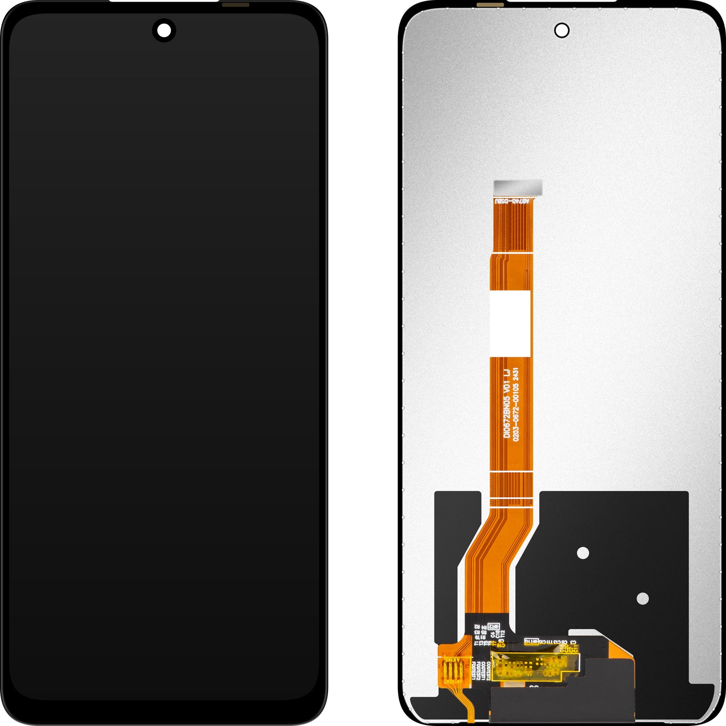 Display med Touchscreen MP kompatibel med Realme C67 4G