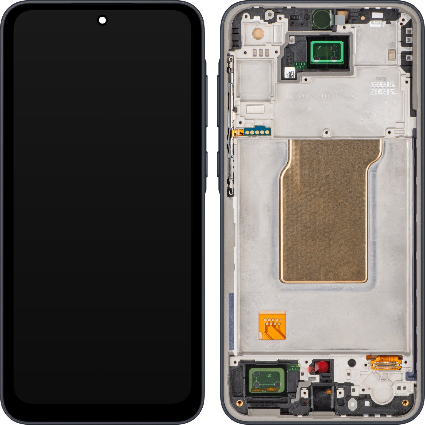 MP Touchscreen Display compatible with Samsung Galaxy A35 5G A356, with Frame, Black