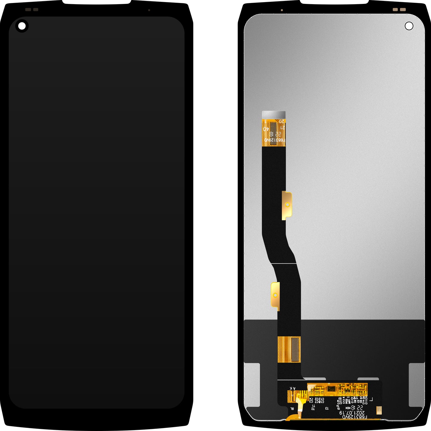 Display med Touchscreen MP kompatibel med Ulefone Power Armor 13