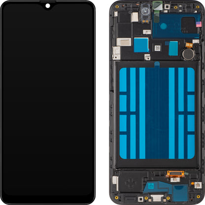 Display med Touchscreen MP kompatibel med Samsung Galaxy A20 A205, med Ram, Svart