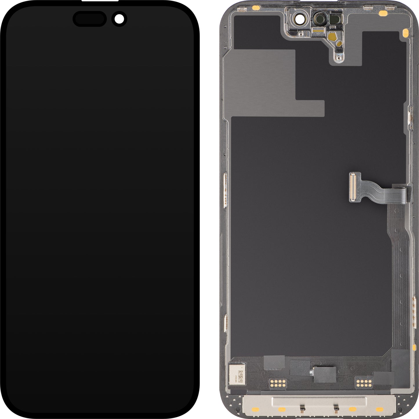 Display med MP Touchscreen kompatibel med Apple iPhone 14 Pro Max, med Ram, Soft OLED 120Hz FHD Diagnostic Version, Svart